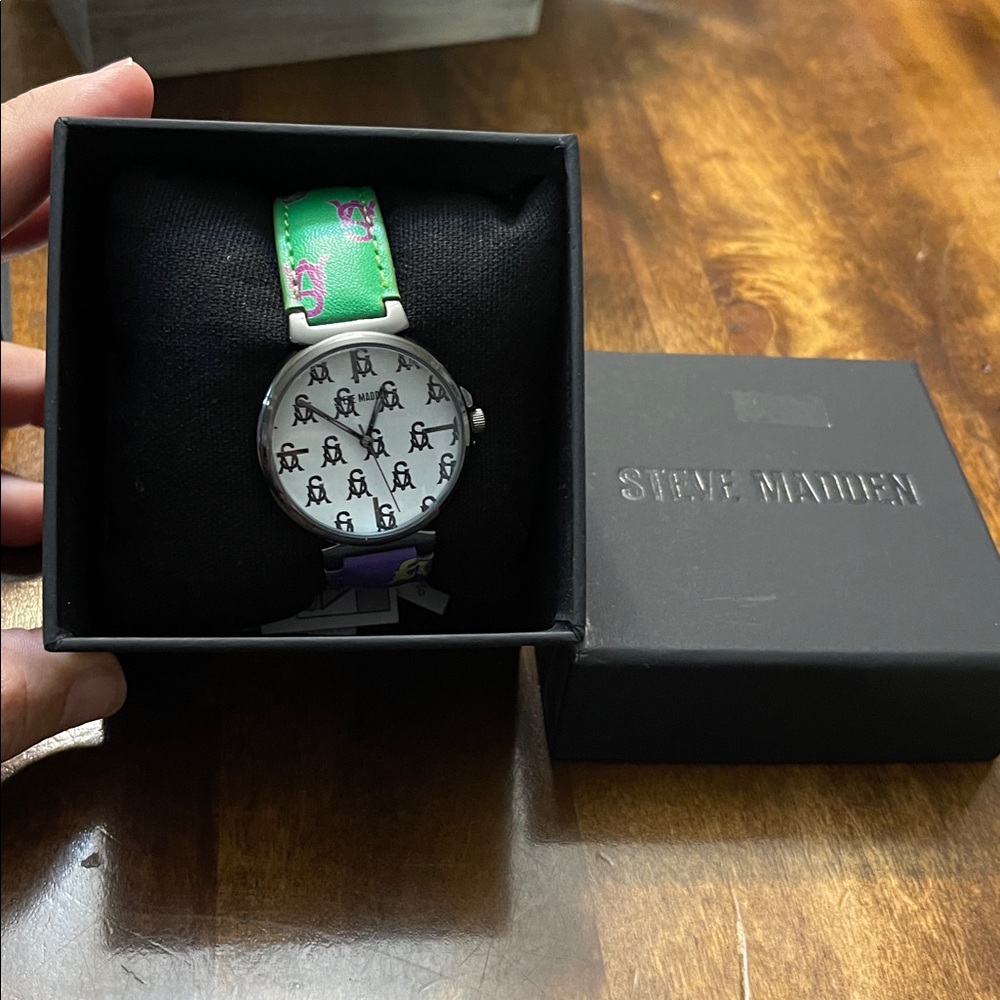 Steve Madden women’s watch brand new in gift box.